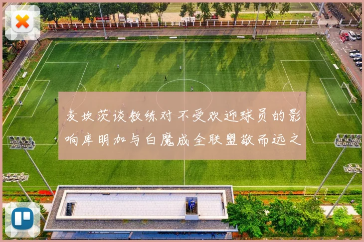麦坎茨谈教练对不受欢迎球员的影响库明加与白魔成全联盟敬而远之的例证